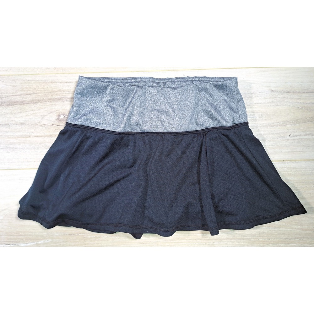 Champion Womens Athletic Skort Black Gray Active Tennis Golf Skirt‎ XS